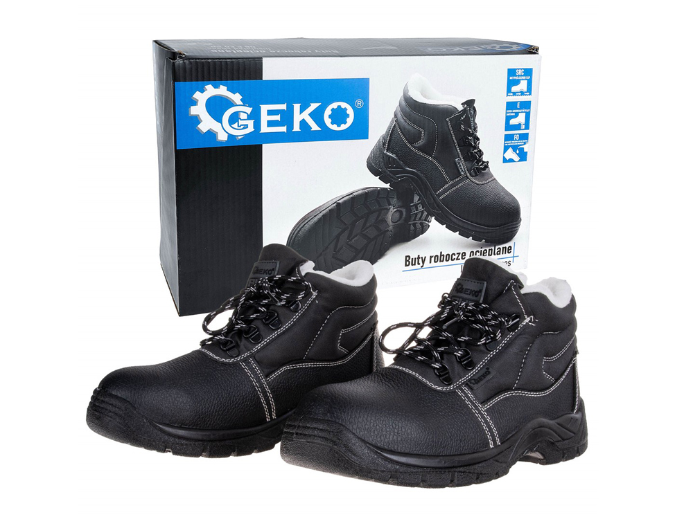 BUTY ROBOCZE OCHRONNE OCIEPLANE SKÓRZANE E FO SRC GEKO G90560 ROZMIAR 46