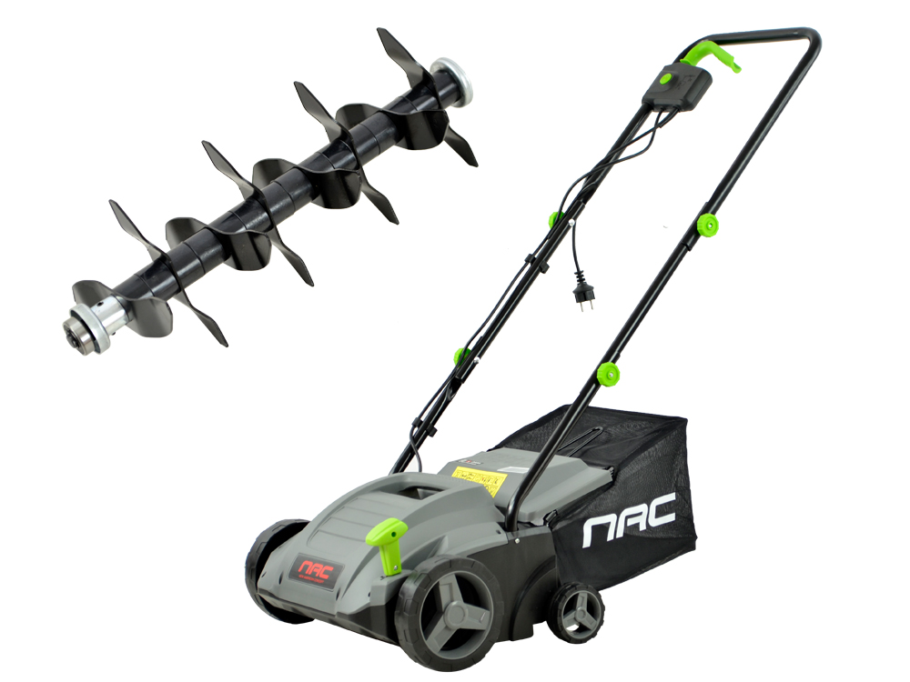 WERTYKULATOR AERATOR NAC SCE150-32-W 1500 W 2 WAŁKI SZER. 32 CM 2 FUNKCJE