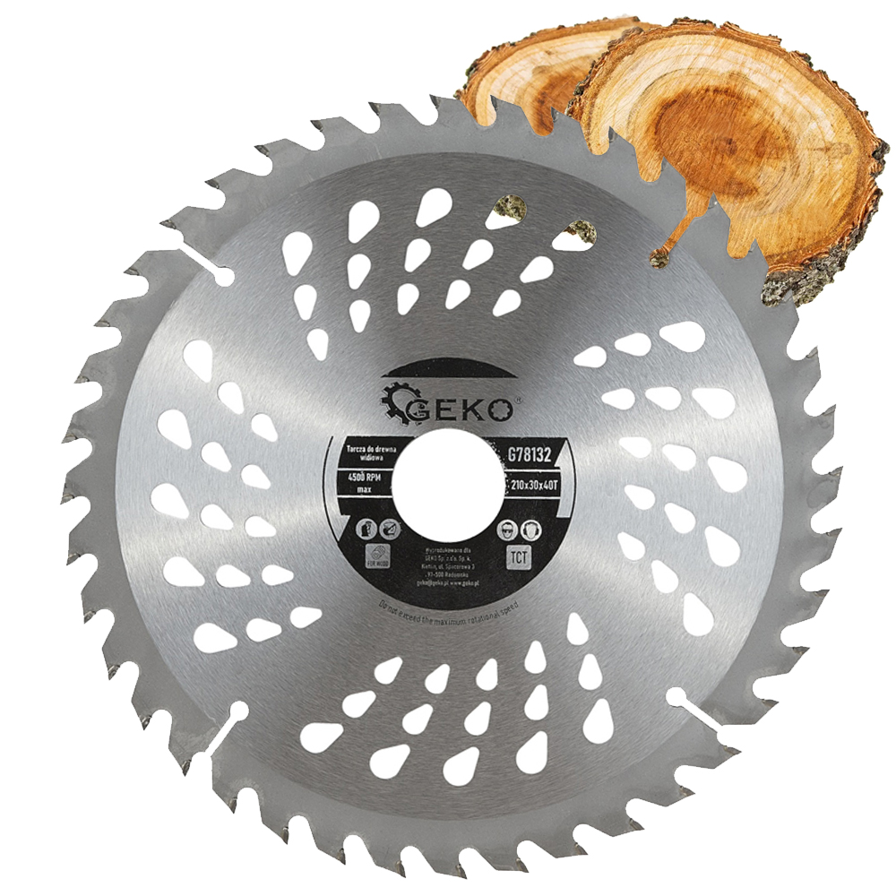 PIŁA TARCZA WIDIOWA DO CIĘCIA DREWNA 210x30 40 ZĘBÓW TNĄCYCH G78132