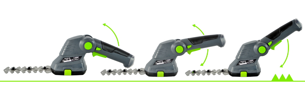 NOŻYCE AKUMULATOROWE DO TRAWY I KRZEWÓW NAC TA 72H-B15-JN 7.2 V + UCHWYT