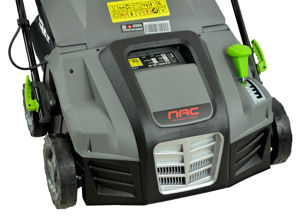 WERTYKULATOR AERATOR NAC SCE200-40-W 2000 W 2 WAŁKI SZER. 40 CM 2 FUNKCJE