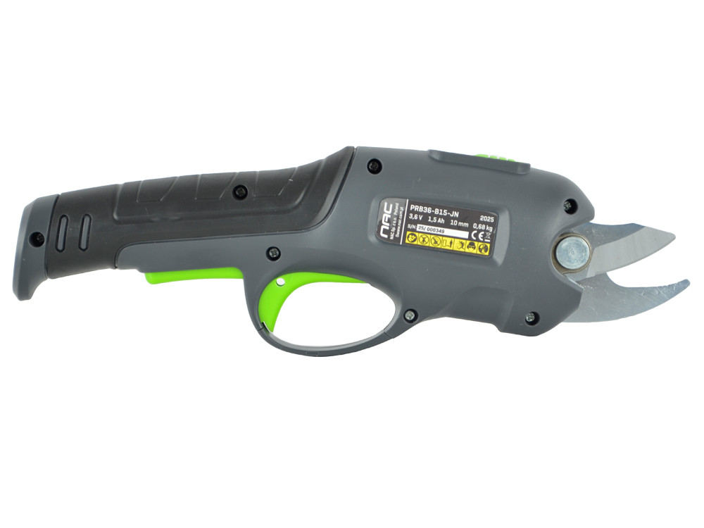 AKUMULATOROWY SEKATOR DO CIĘCIA GAŁĘZI NAC PRB36-B15-JN 800 CIĘĆ NA 1 ŁADOW