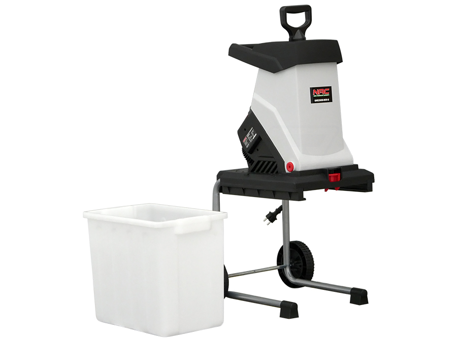ROZDRABNIACZ DO GAŁĘZI NAC SHE 250B-BOX-G 2500 W NOŻOWY + POJEMNIK