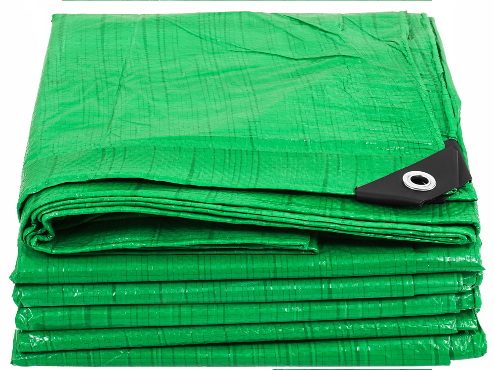 PLANDEKA UNIWERSALNA 4x6 M ZIELONA VERKE V50004 60 g/m WZMACNIANE NAR