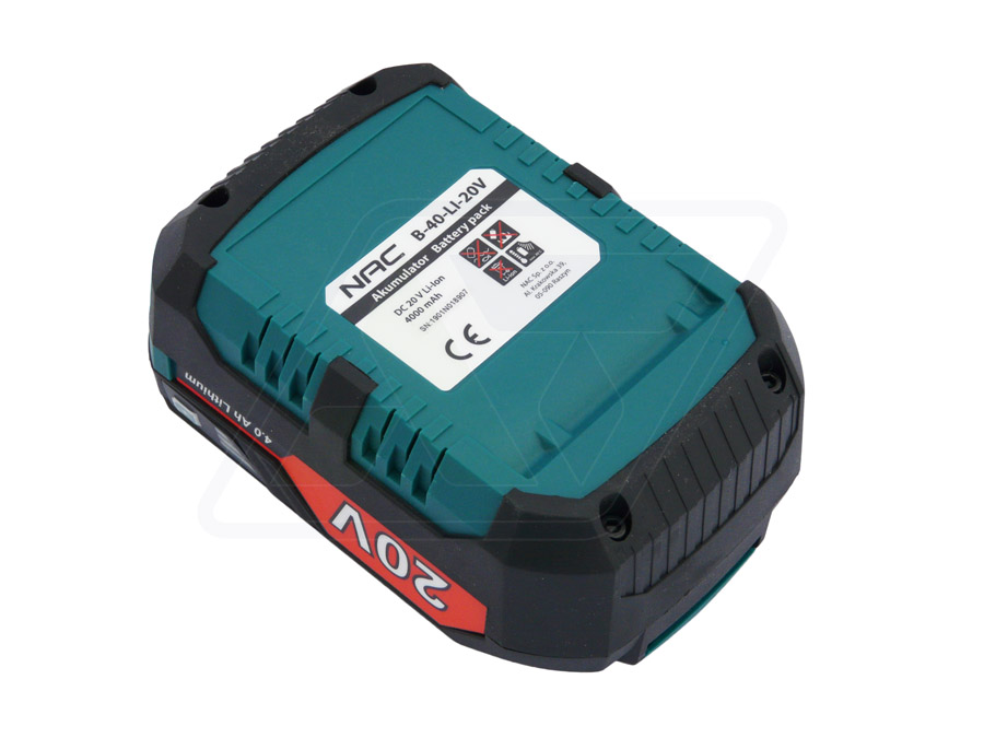 AKUMULATOR NAC B-40-LI-20V 4 AH DO ELEKTRONARZĘDZI AKUMULTISYSTEM 20 V