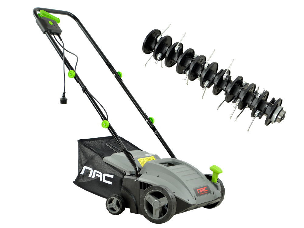 WERTYKULATOR AERATOR NAC SCE150-32-W 1500 W 2 WAŁKI SZER. 32 CM 2 FUNKCJE