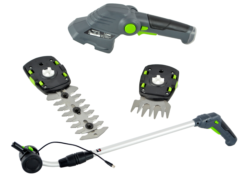 NOŻYCE AKUMULATOROWE DO TRAWY I KRZEWÓW NAC TA 72H-B15-JN 7.2 V + UCHWYT