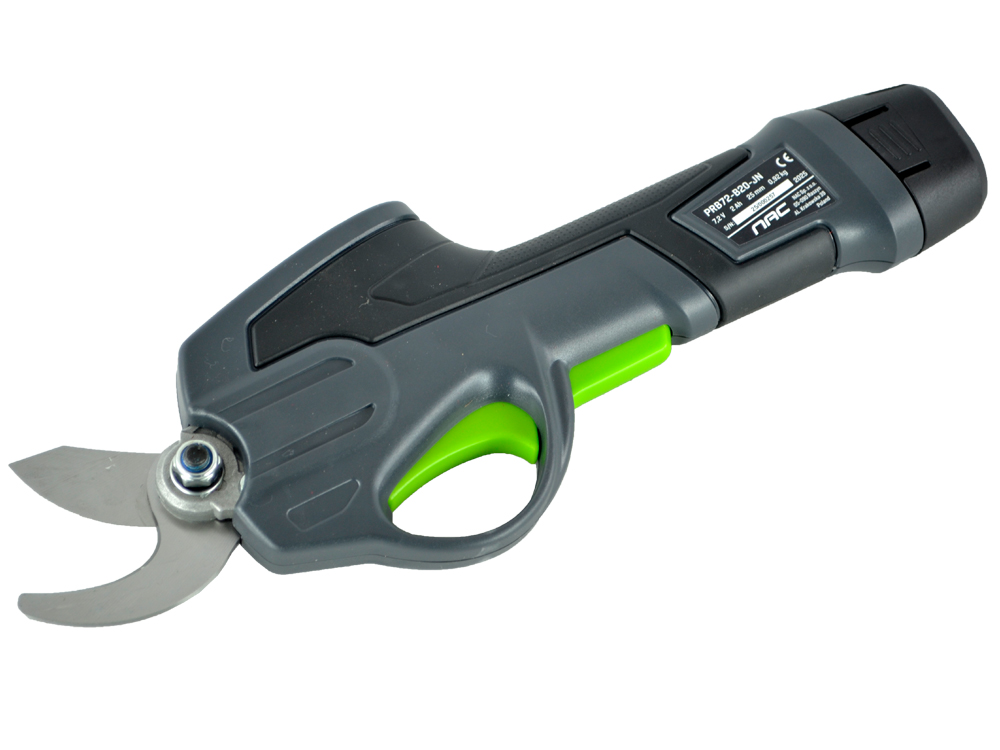 AKUMULATOROWY SEKATOR DO CIĘCIA GAŁĘZI NAC PRB72-B20-JN 7.2 V CIĘCIE 25 MM