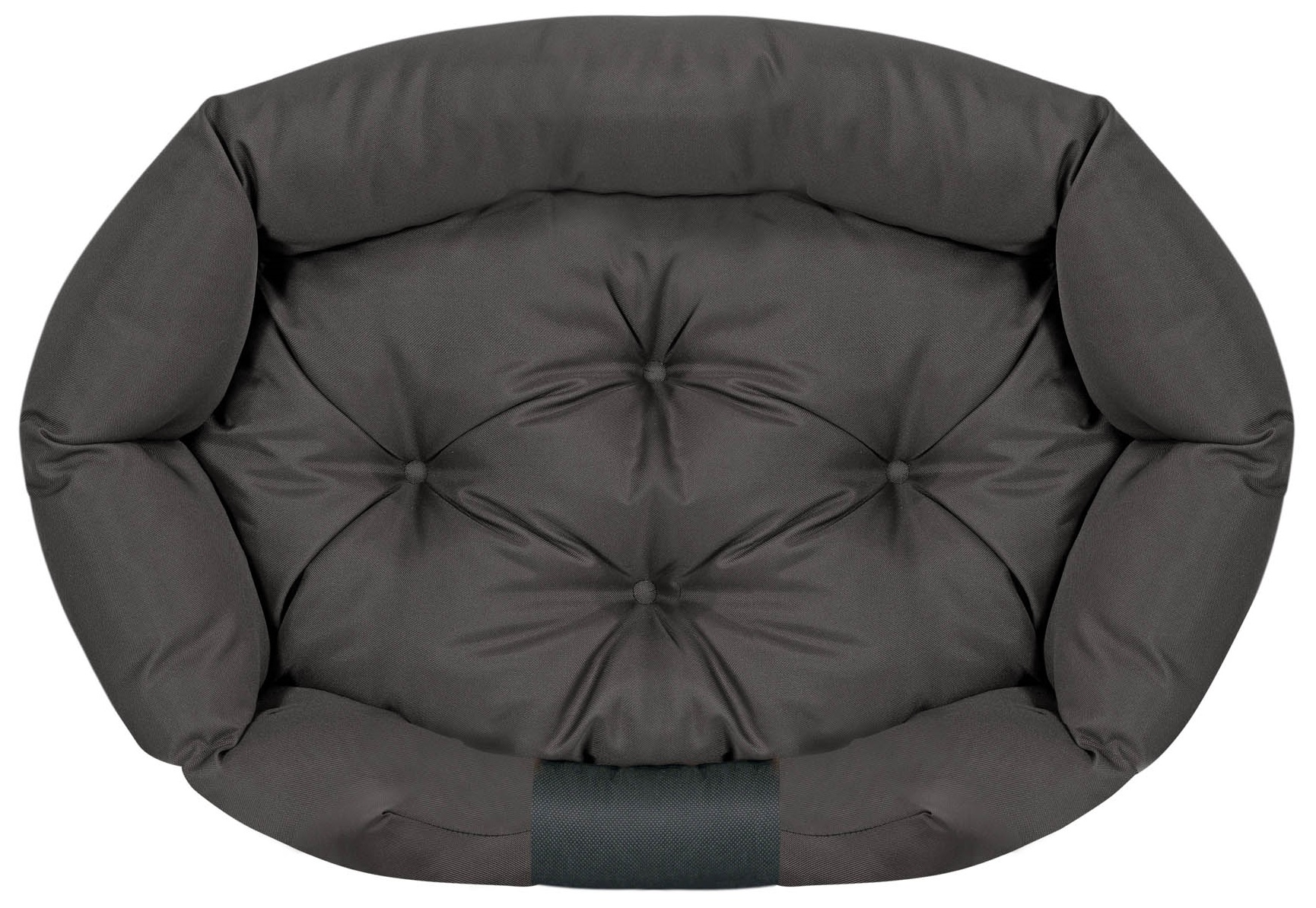 Legowisko dla psa 75x50 cm personalizowane wodoodporne czarne