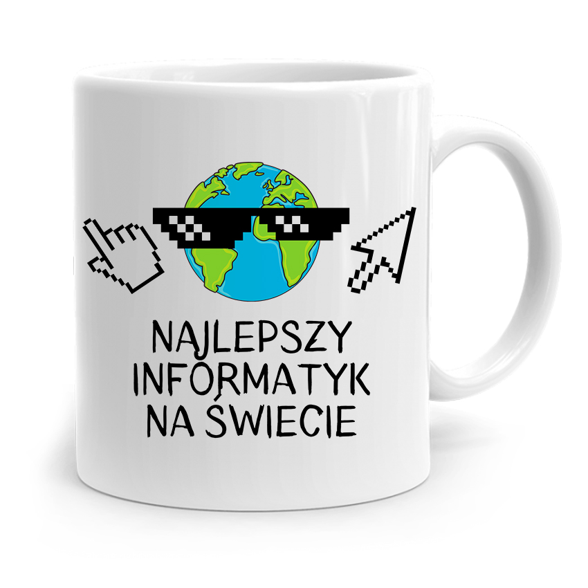 Kubek Informatyka Programisty Najlepszy Informatyk Z Nadrukiem Ze Zdjęciem