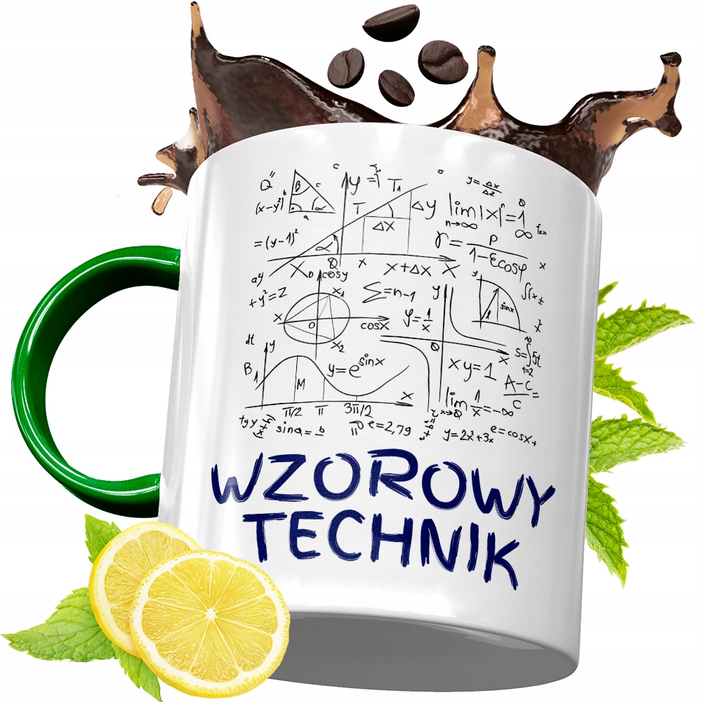 Kubek Zielony Dla Technika Na Urodziny Prezent Z Nadrukiem Ze Zdjęciem