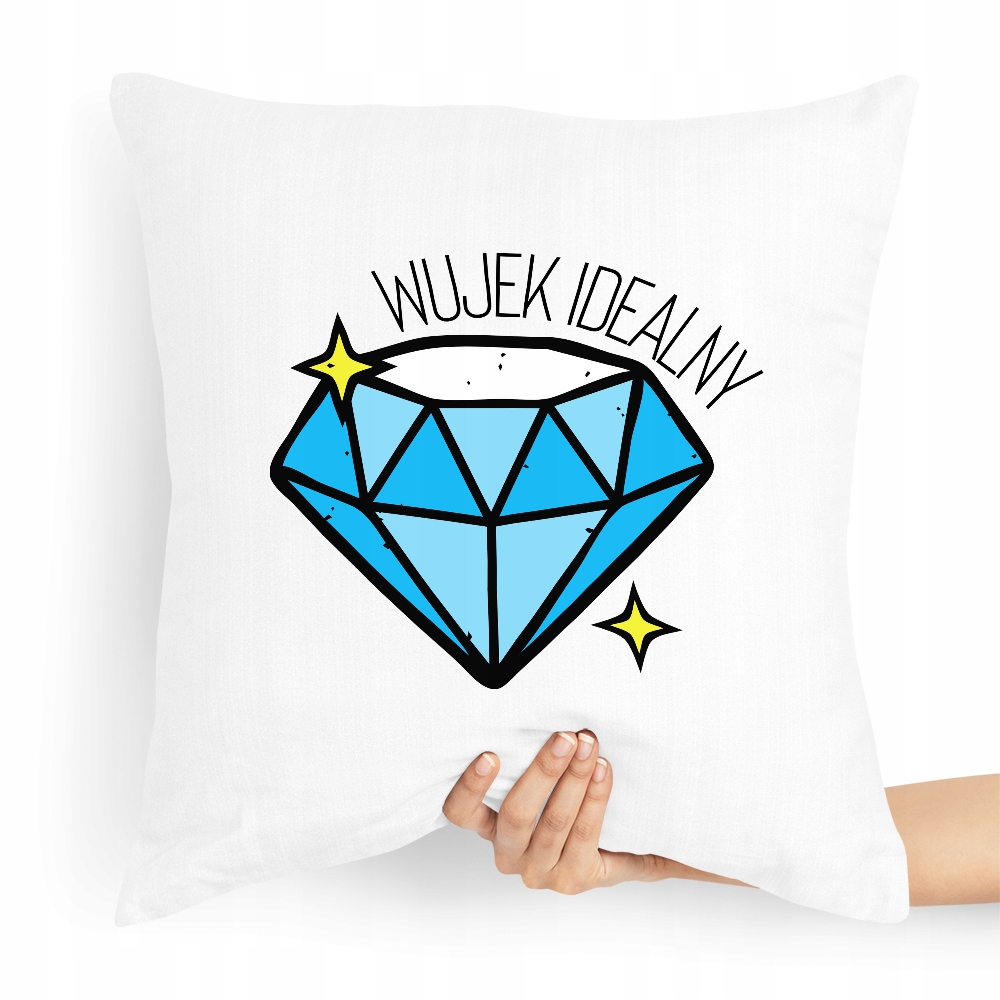 Poduszka Dla Wujka Wujek Idealny Prezent Z Nadrukiem Ze Zdjęciem