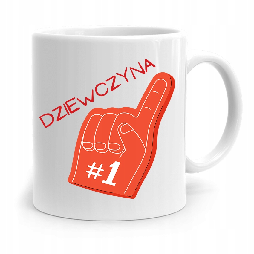 Kubek Prezent Dla Dziewczyny Dziewczyna Numer 1 Z Nadrukiem Ze Zdjęciem