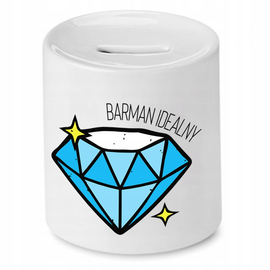 Skarbonka Dla Barmana Barman Idealny Prezent Z Nadrukiem Ze Zdjęciem