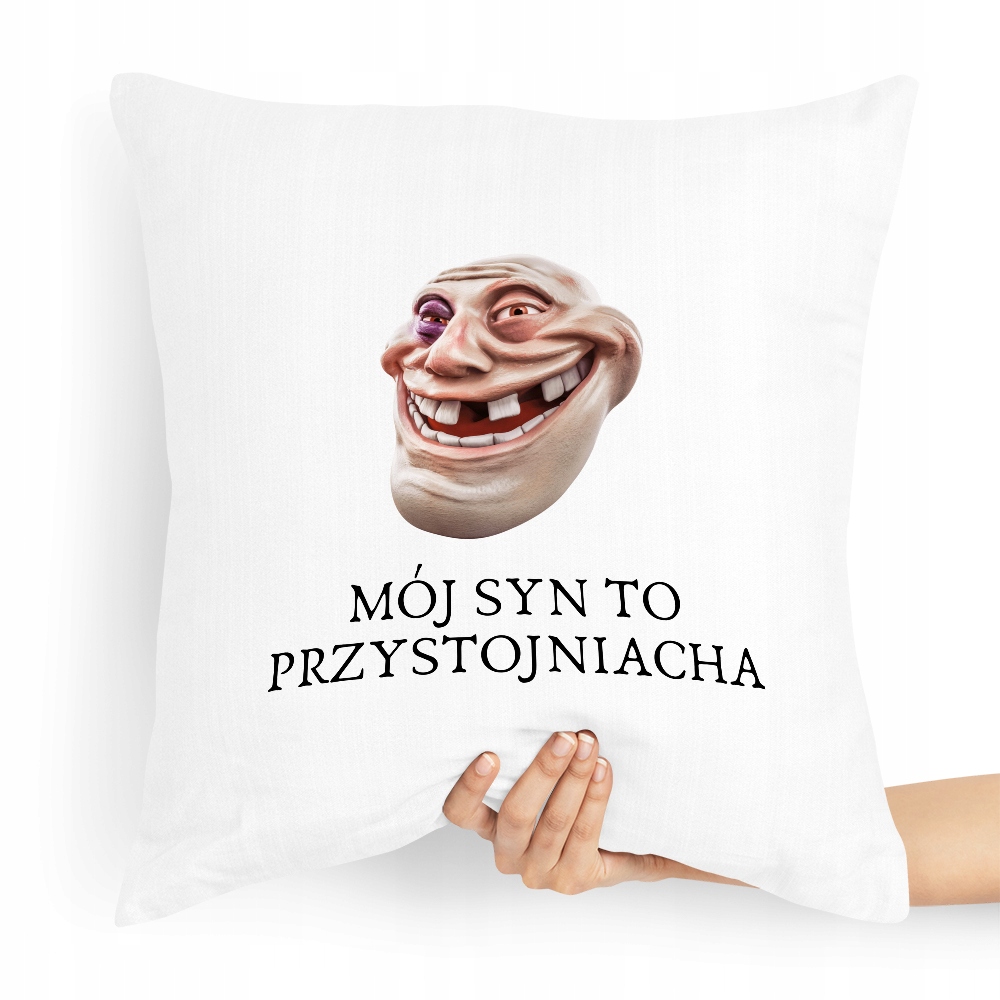 Poduszka Prezent Dla Syna Mój Syn To Przystojniak Z Nadrukiem Ze Zdjęciem