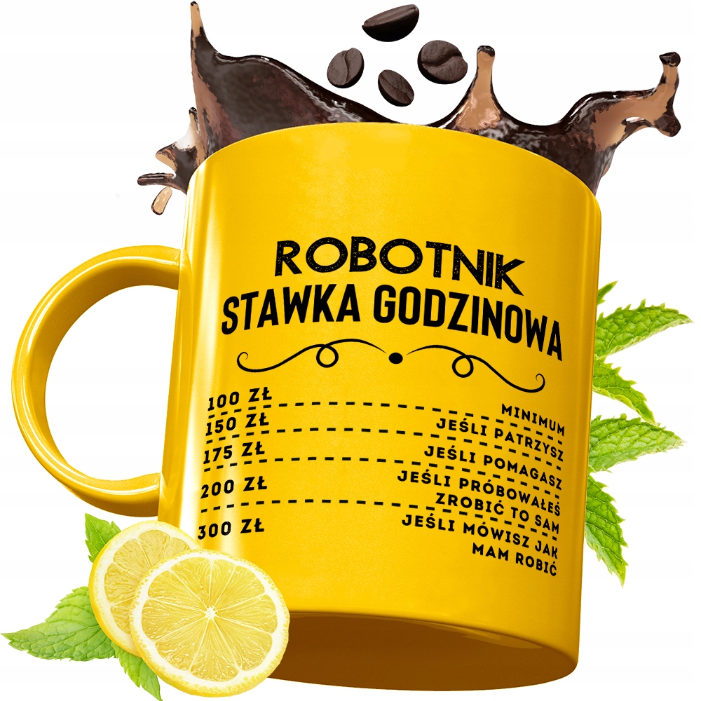 Złoty Kubek Premium Dla Robotnika Na Prezent Z Nadrukiem Ze Zdjęciem