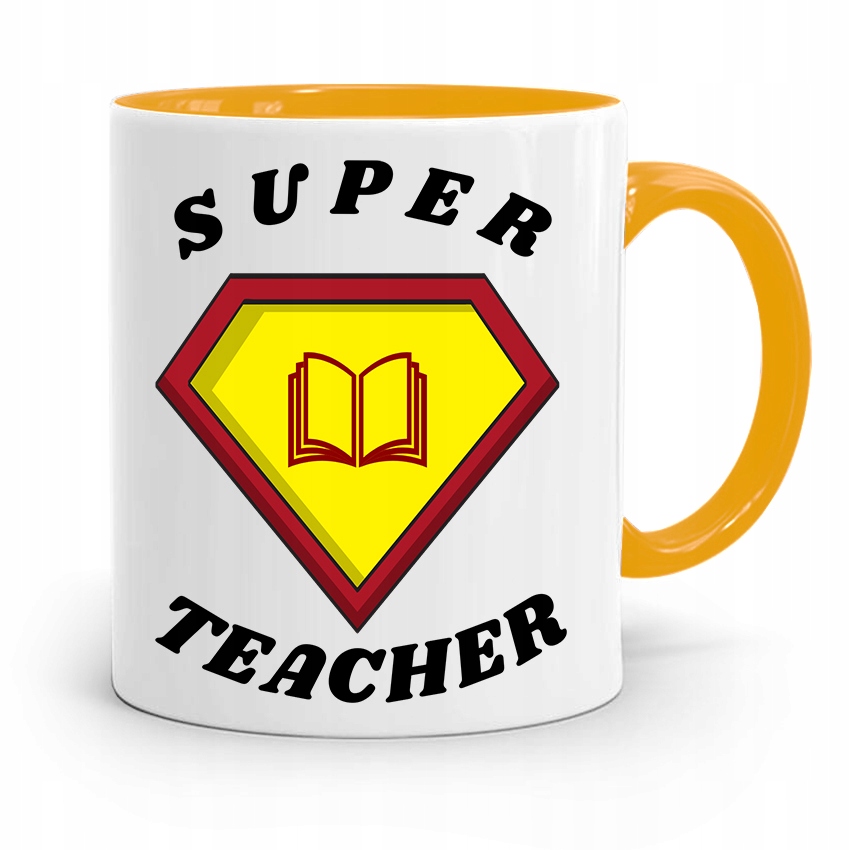 Kubek Złoty Prezent Dzień Nauczyciela Super Z Nadrukiem Ze Zdjęciem