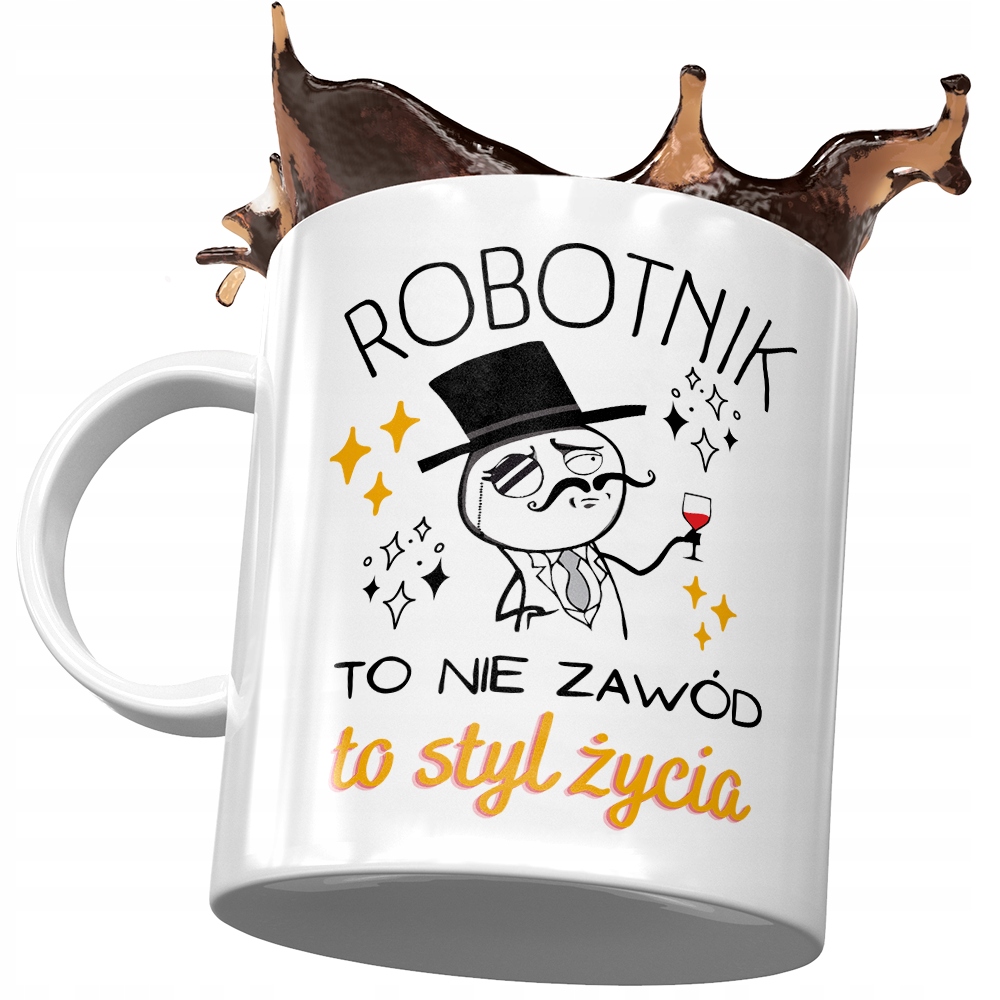 Dla Robotnika Kubek Na Urodziny Na Prezent Z Nadrukiem Ze Zdjęciem