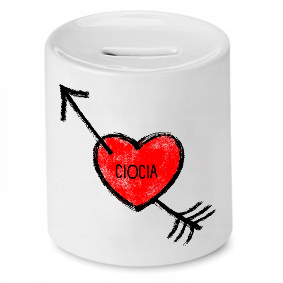 Skarbonka Prezent Dla Cioci Cioteczka Z Nadrukiem Ze Zdjęciem