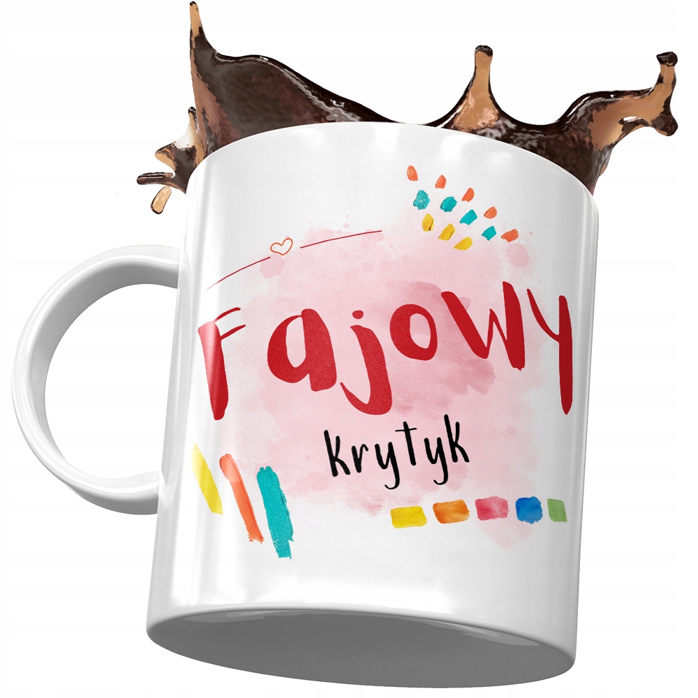 Kubek Dla Krytyka Fajowy Krytyk Prezent Z Nadrukiem Ze Zdjęciem