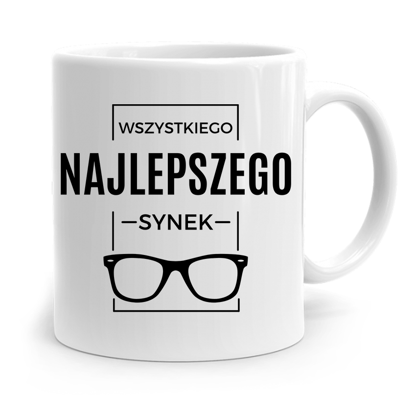 Kubek Prezent Dla Syna Wszystkiego Najlepszego Z Nadrukiem Ze Zdjęciem