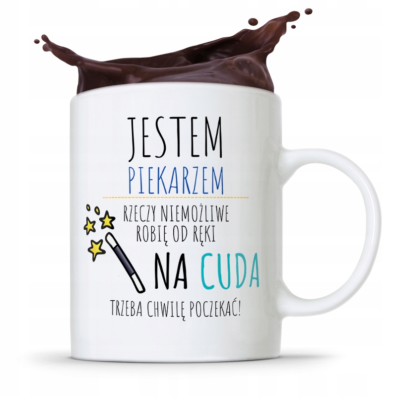 Kubek Prezent Dla Piekarza Jestem Piekarzem Z Nadrukiem Ze Zdjęciem