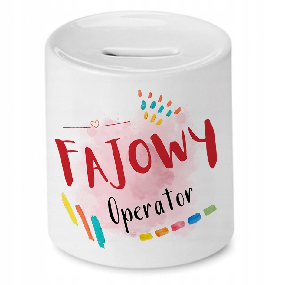 Skarbonka Dla Operatora Na Urodziny Na Prezent Z Nadrukiem Ze Zdjęciem