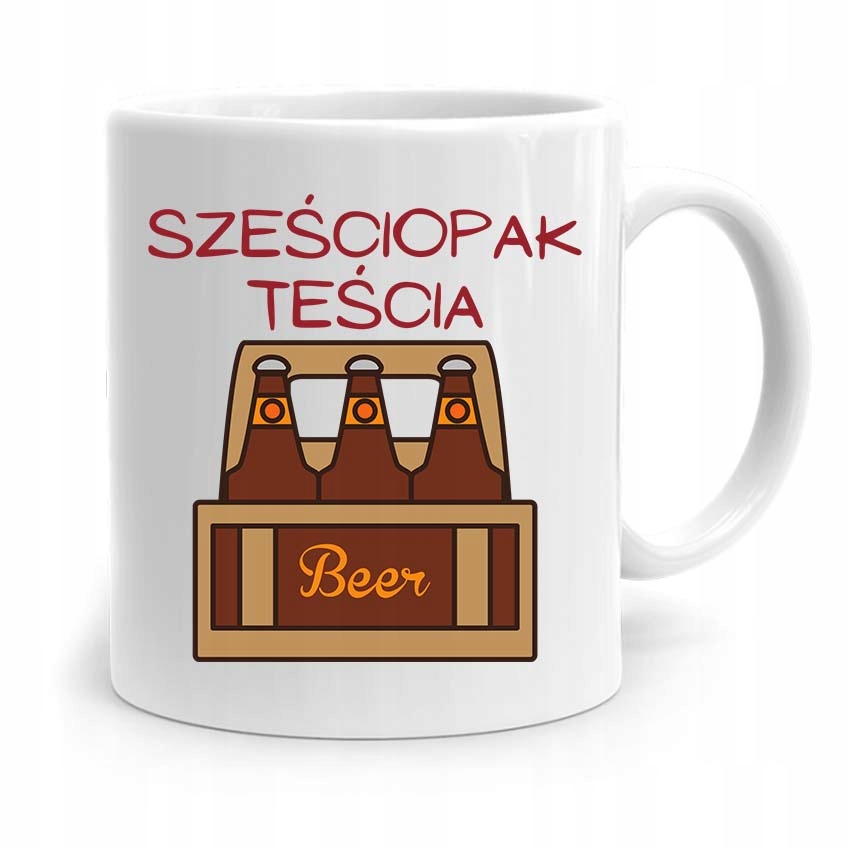 Kubek Prezent Dla Teścia Taty Sześciopak Teścia Z Nadrukiem Ze Zdjęciem
