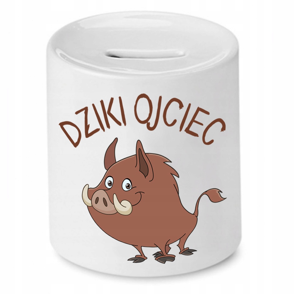Skarbonka Dla Taty Dziki Ojciec Prezent Z Nadrukiem Ze Zdjęciem