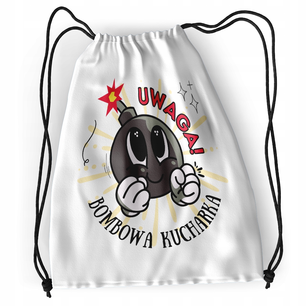Plecak Dla Kucharki Sportowy Szkolny Worek Torba Z Nadrukiem Ze Zdjęciem