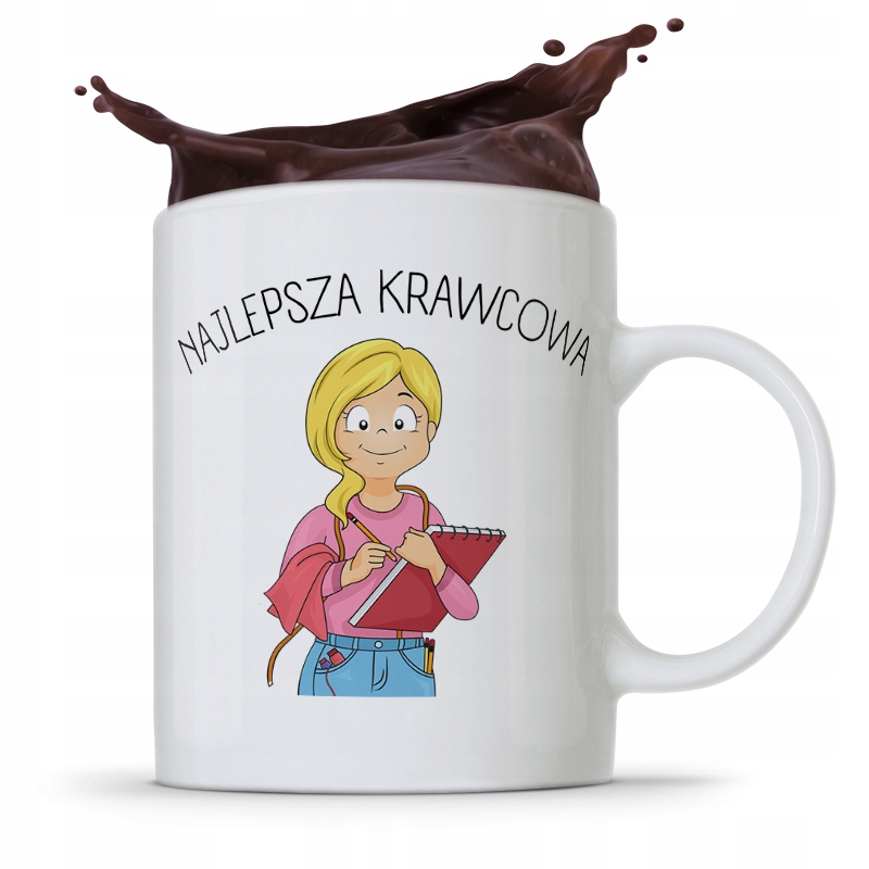 Kubek Prezent Krawcowej Krawca Najlepsza Krawcowa Z Nadrukiem Ze Zdjęciem