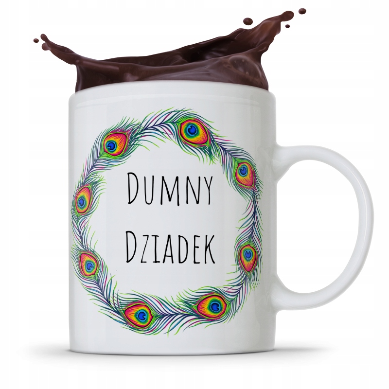 Kubek Prezent Dzień Dziadka Dumny Dziadek Z Nadrukiem Ze Zdjęciem