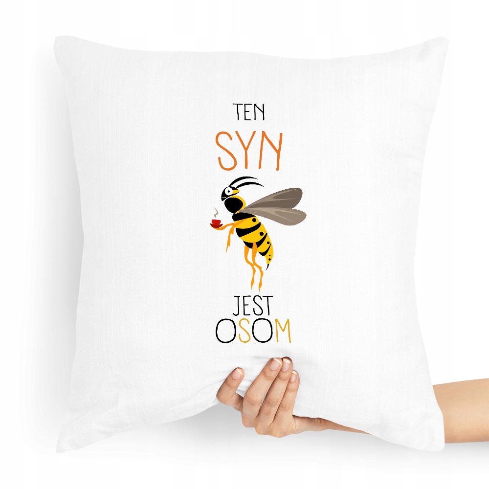 Poduszka Prezent Dla Syna Syn Jest Osom Z Nadrukiem Ze Zdjęciem