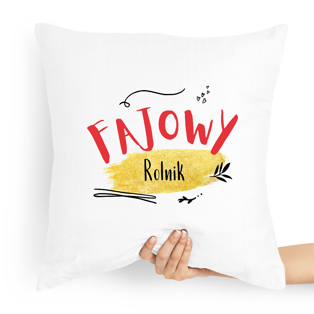 Poduszka Prezent Idealny Dla Rolnika Fajowy Z Nadrukiem Ze Zdjęciem