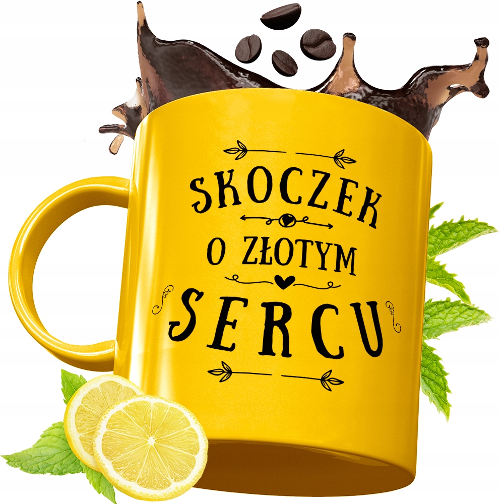 Złoty Kubek Premium Dla Skoczka Prezent Z Nadrukiem Ze Zdjęciem