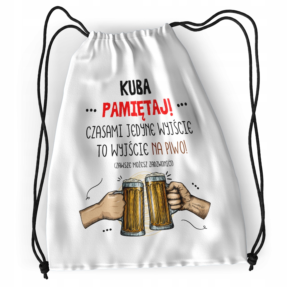 Plecak Dla Kuby Sportowy Szkolny Worek Torba Z Nadrukiem Ze Zdjęciem