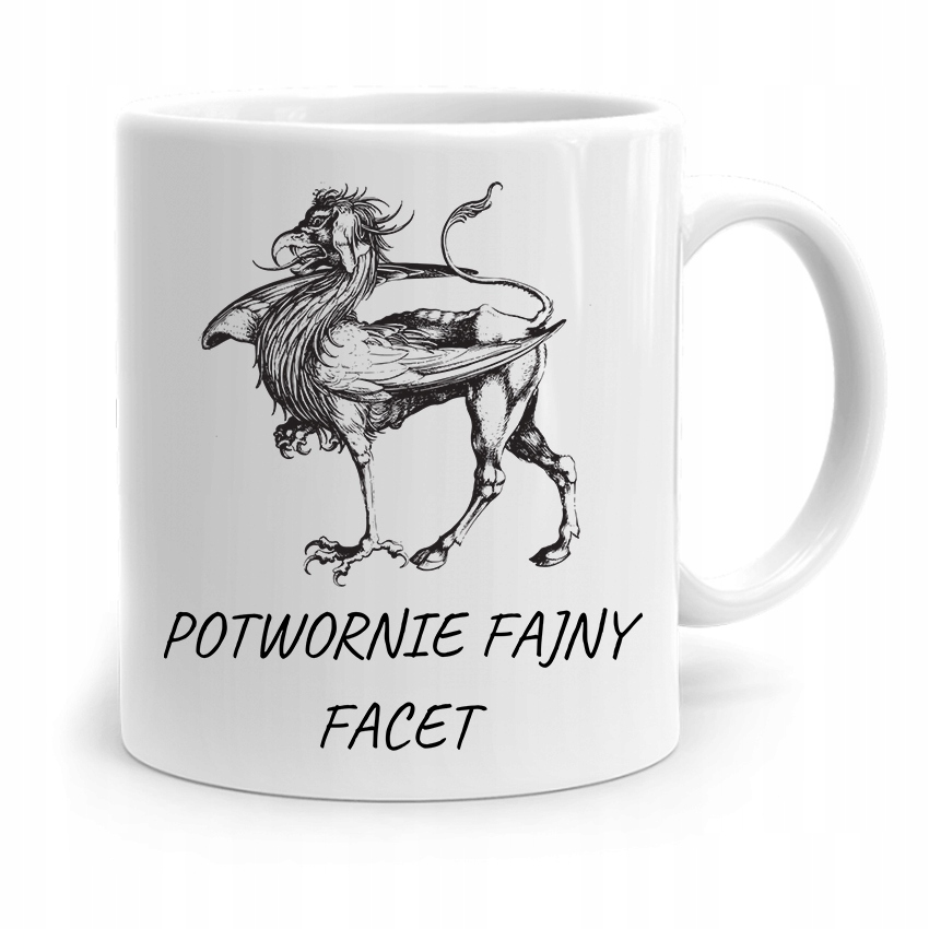 Kubek Na Dzień Chłopaka Potwornie Fajny Facet Z Nadrukiem Ze Zdjęciem