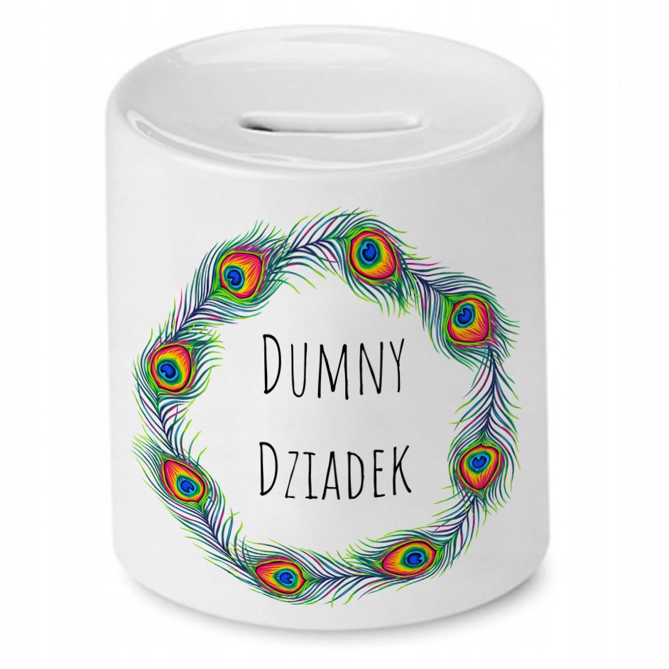 Skarbonka Dzień Dziadka Dumny Dziadek Prezent Z Nadrukiem Ze Zdjęciem