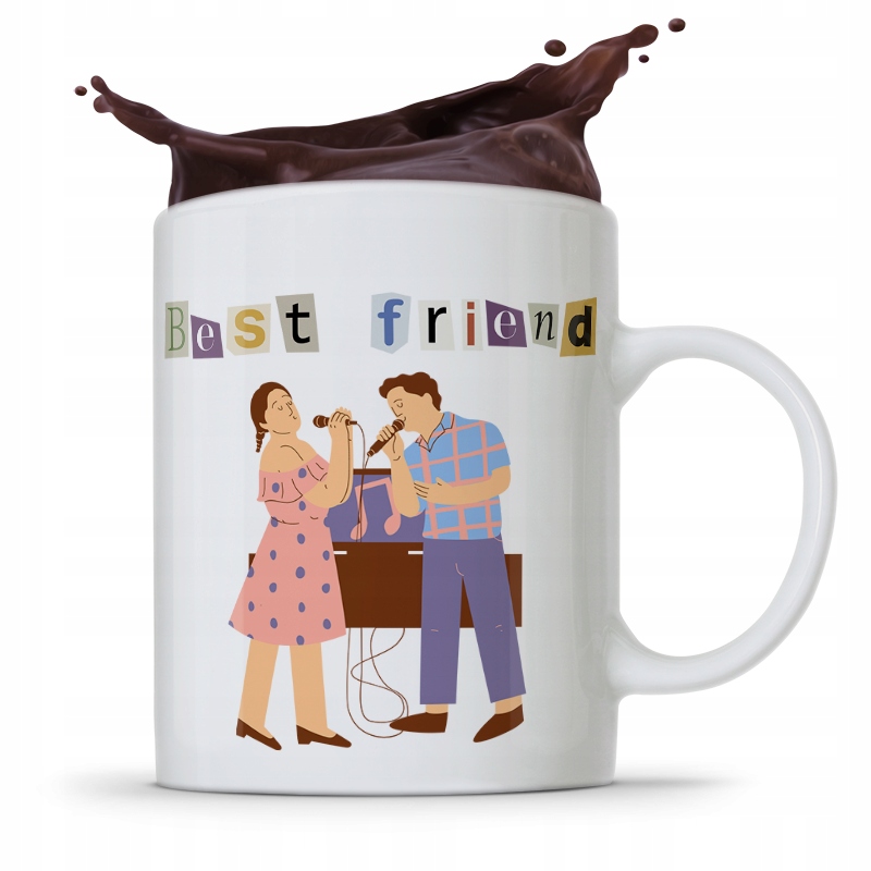 Kubek Prezent Dla Przyjaciela Best Friends Z Nadrukiem Ze Zdjęciem