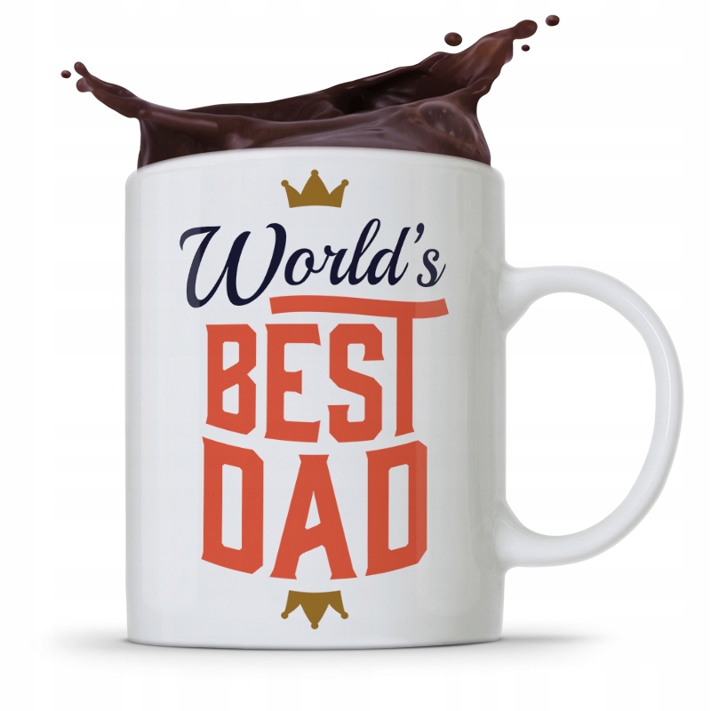 Kubek Na Dzień Ojca Dla Taty Worlds Best Dad Z Nadrukiem Ze Zdjęciem