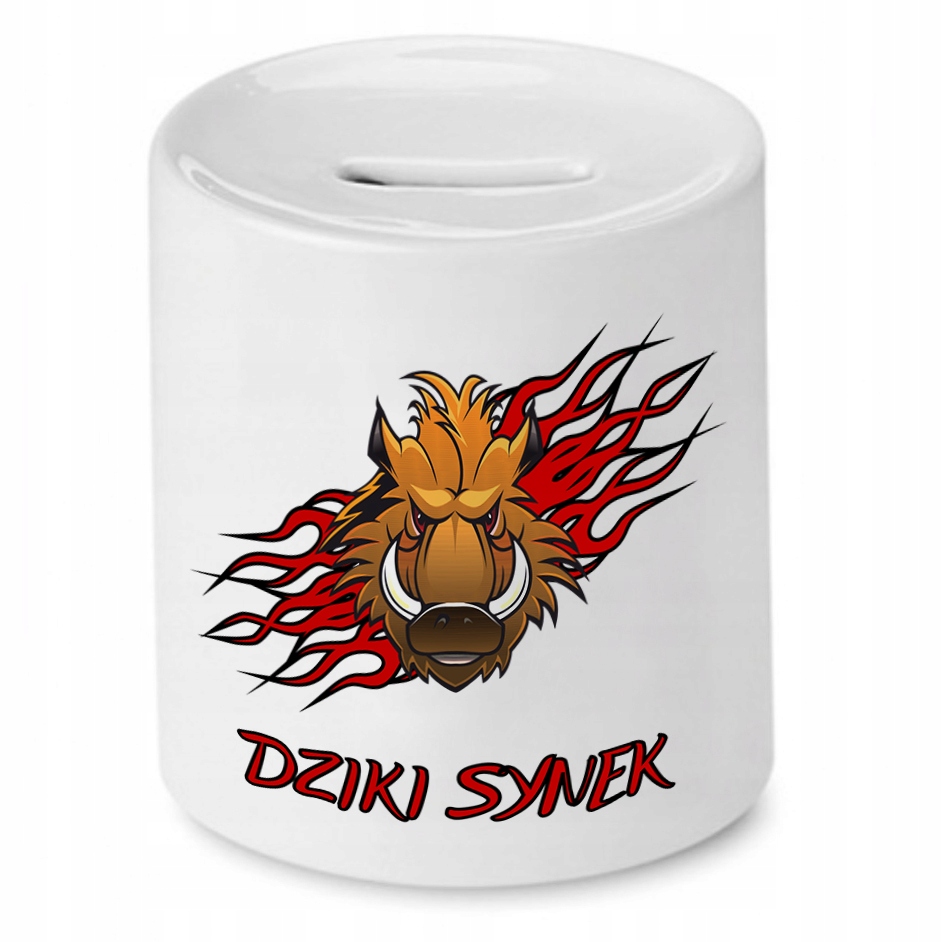 Skarbonka Dla Syna Dziki Synek Prezent Z Nadrukiem Ze Zdjęciem