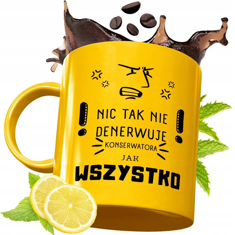 Złoty Kubek Premium Dla Konserwatora Prezent Z Nadrukiem Ze Zdjęciem