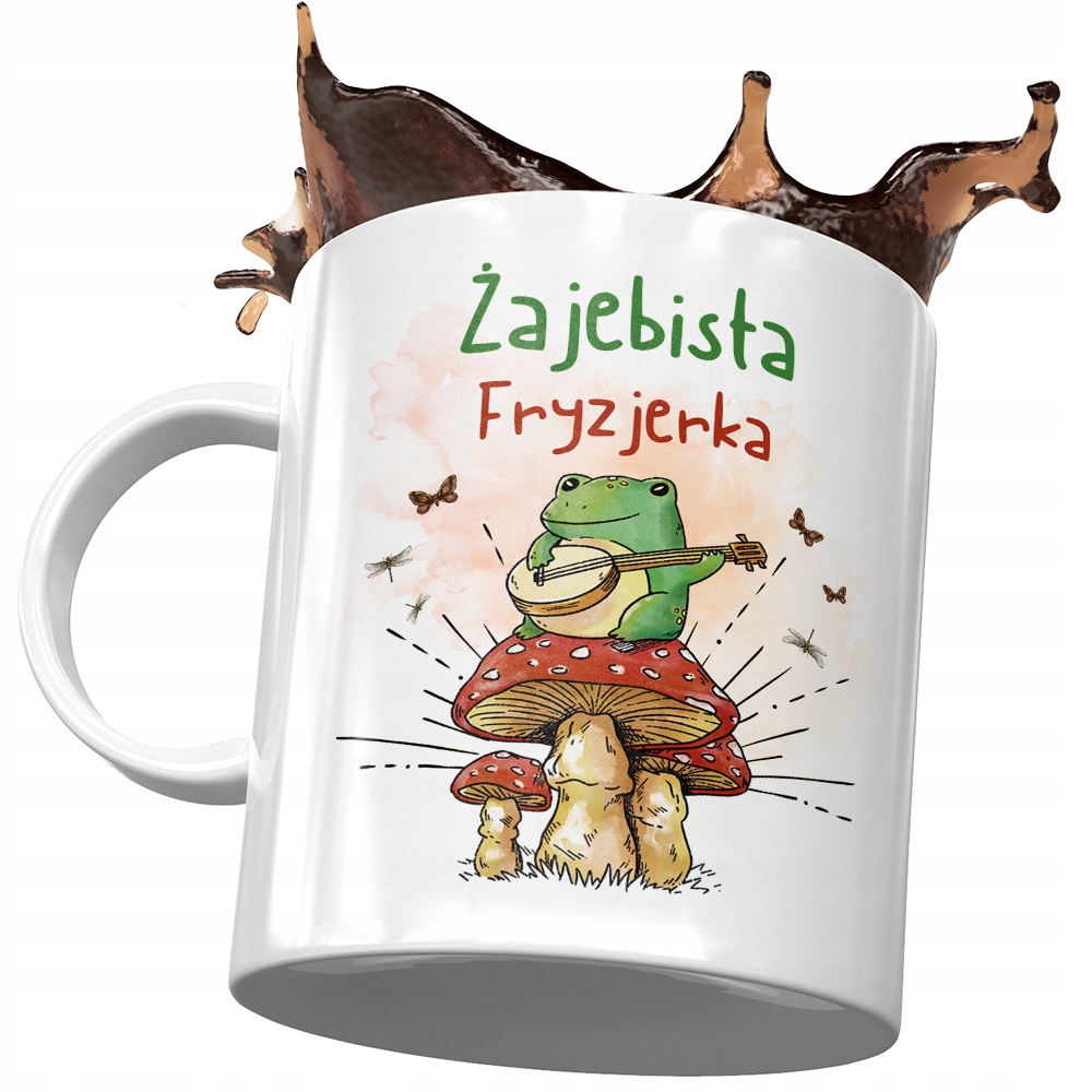 Kubek Dla Fryzjerki Żajebista Fryzjerka Prezent Z Nadrukiem Ze Zdjęciem