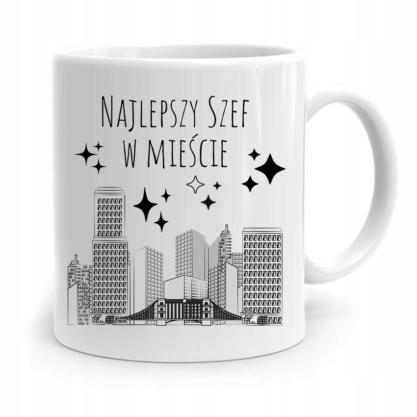 Kubek Prezent Dla Szefa Najlepszy Szef W Mieście Z Nadrukiem Ze Zdjęciem