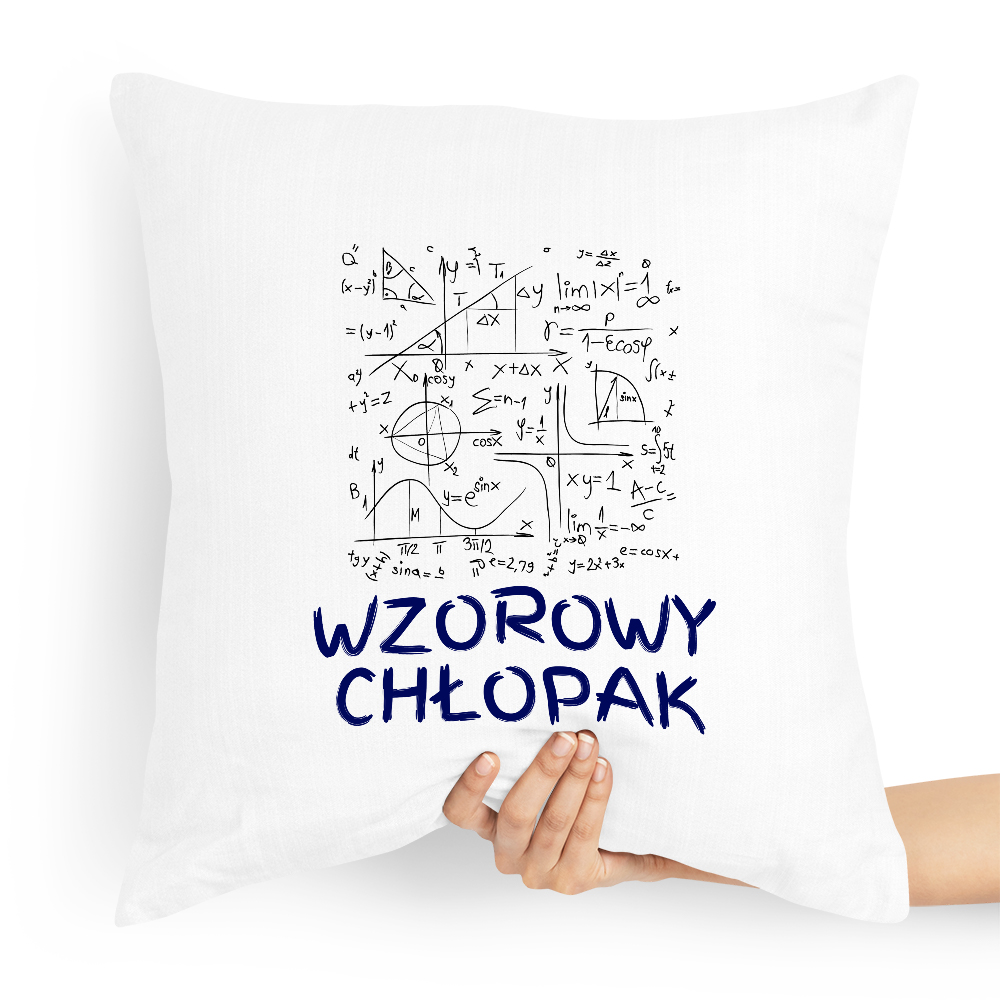 Poduszka Prezent Dla Chłopaka Wzorowy Chłopak Z Nadrukiem Ze Zdjęciem