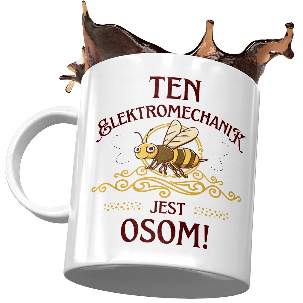 Kubek Dla Elektromechanika Jest Osom Prezent Z Nadrukiem Ze Zdjęciem