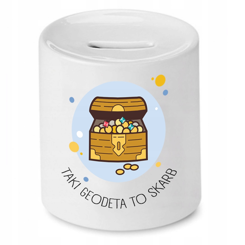 Skarbonka Dla Geodety To Skarb Prezent Z Nadrukiem Ze Zdjęciem