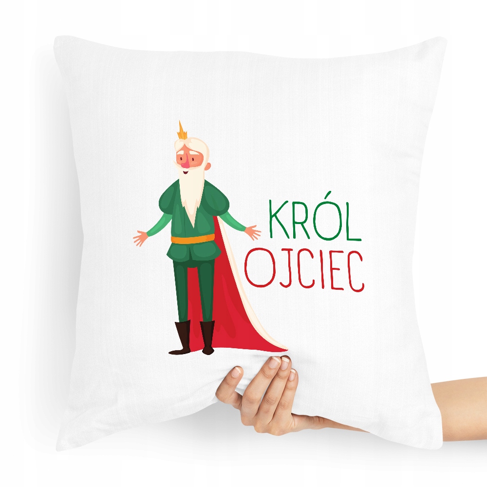 Poduszka Prezent Dla Taty Ojca Król Ojciec Z Nadrukiem Ze Zdjęciem