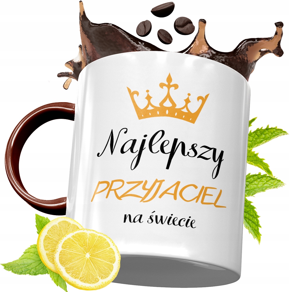 Kubek Bordowy Dla Przyjaciela Na Urodziny Prezent Z Nadrukiem Ze Zdjęciem