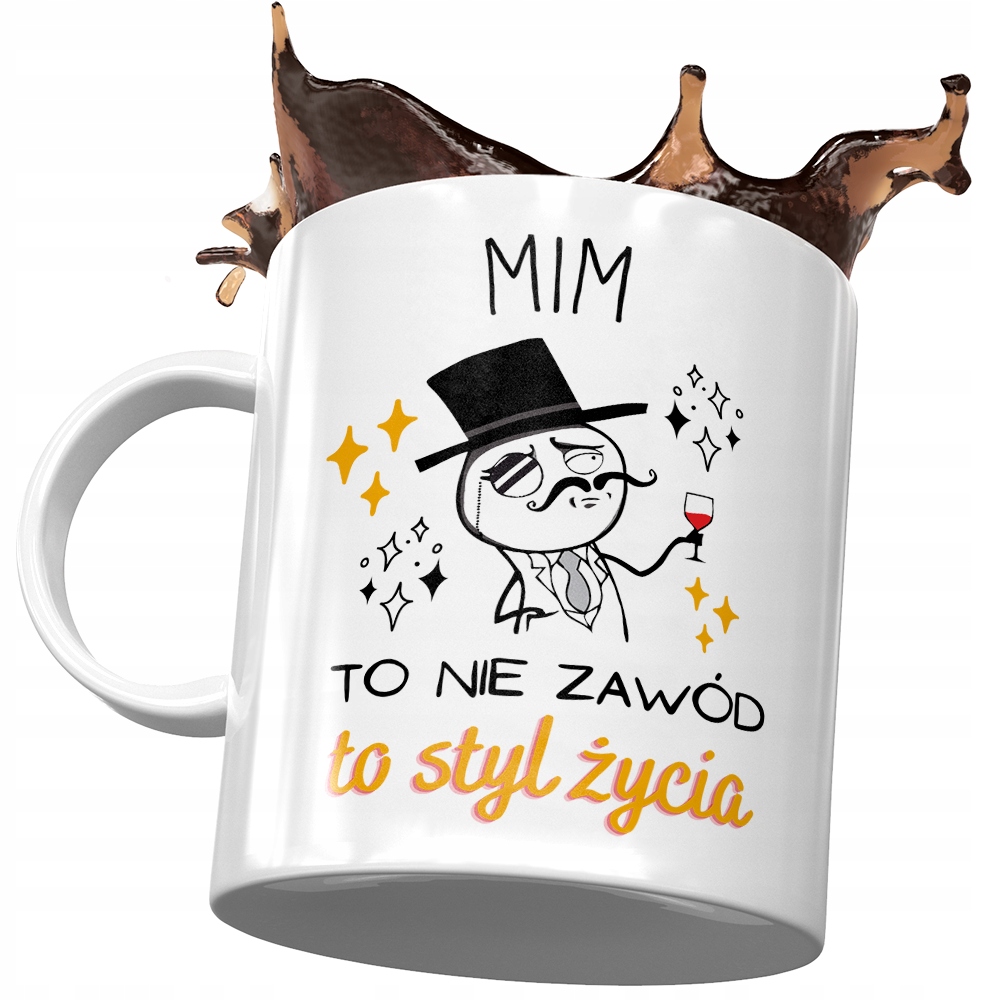 Dla Mima Kubek Na Urodziny Imieniny Na Prezent Z Nadrukiem Ze Zdjęciem